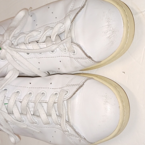 Adidas Originals Stan Smith Shoes Sneakers White Green M20324 Men's Size 10,2015 - Picture 2 of 8